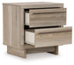 Ashley Express - Hasbrick Two Drawer Night Stand at Towne & Country Furniture (AL) furniture, home furniture, home decor, sofa, bedding