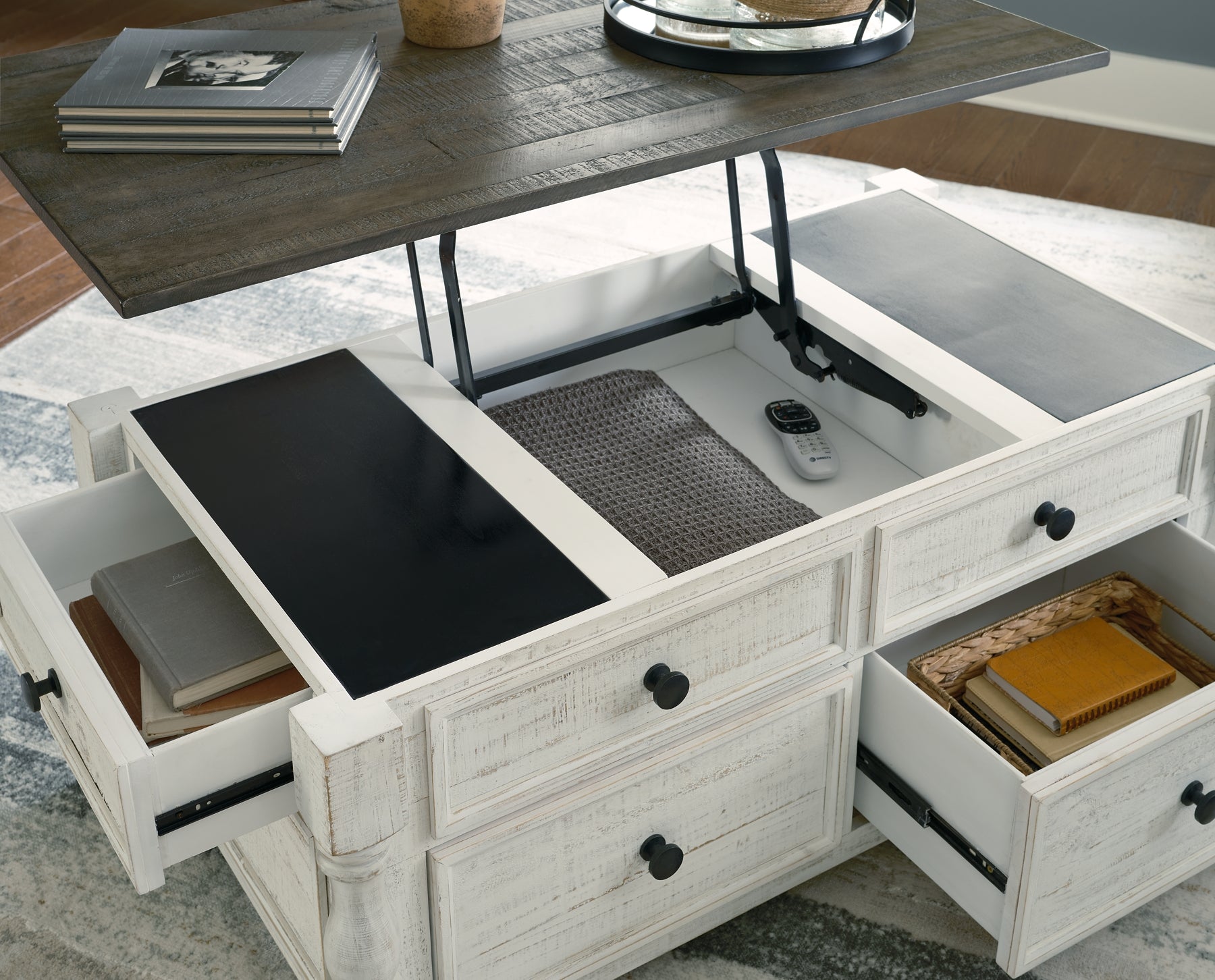 Ashley Express - Havalance Coffee Table with 2 End Tables at Towne & Country Furniture (AL) furniture, home furniture, home decor, sofa, bedding