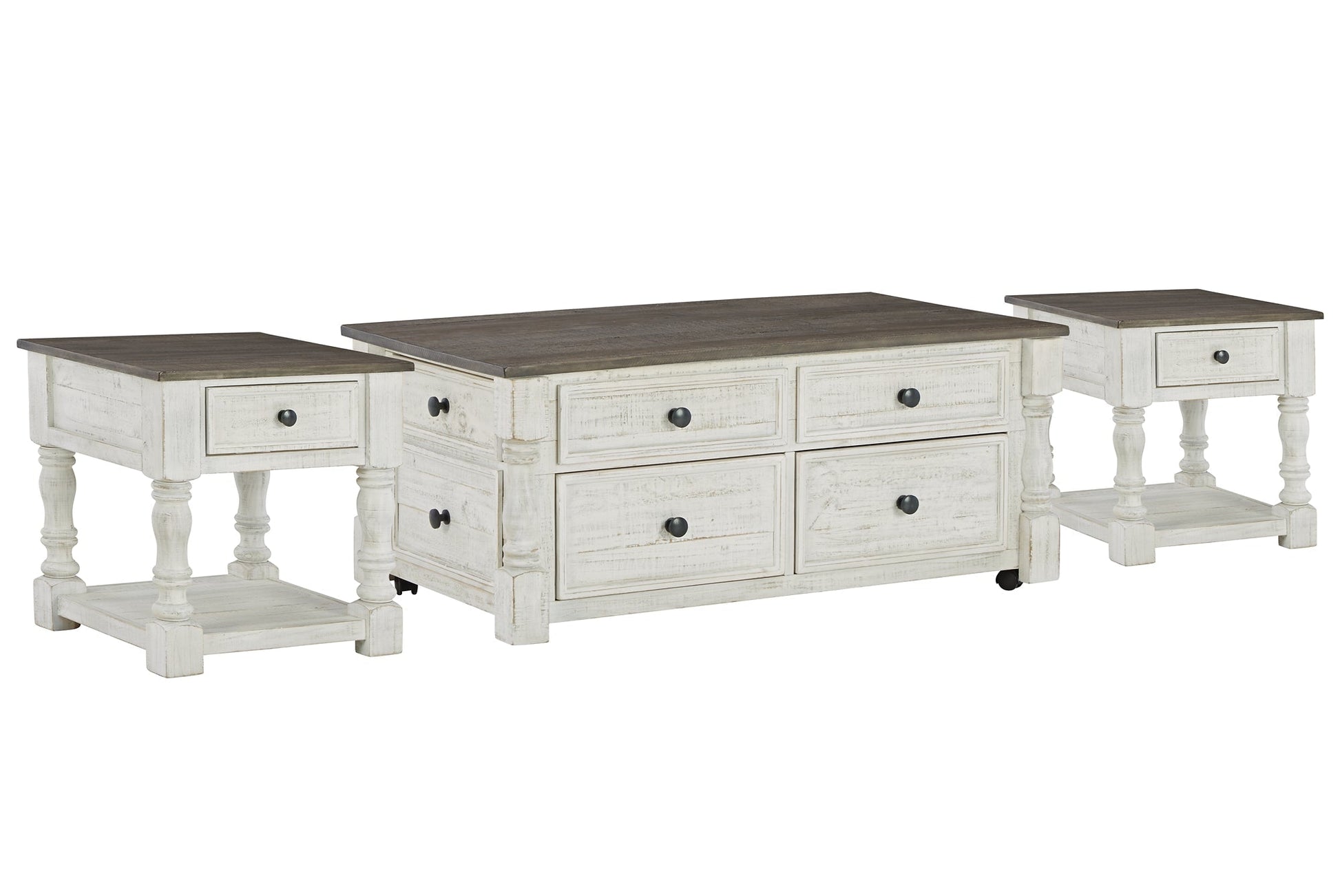 Ashley Express - Havalance Coffee Table with 2 End Tables at Towne & Country Furniture (AL) furniture, home furniture, home decor, sofa, bedding