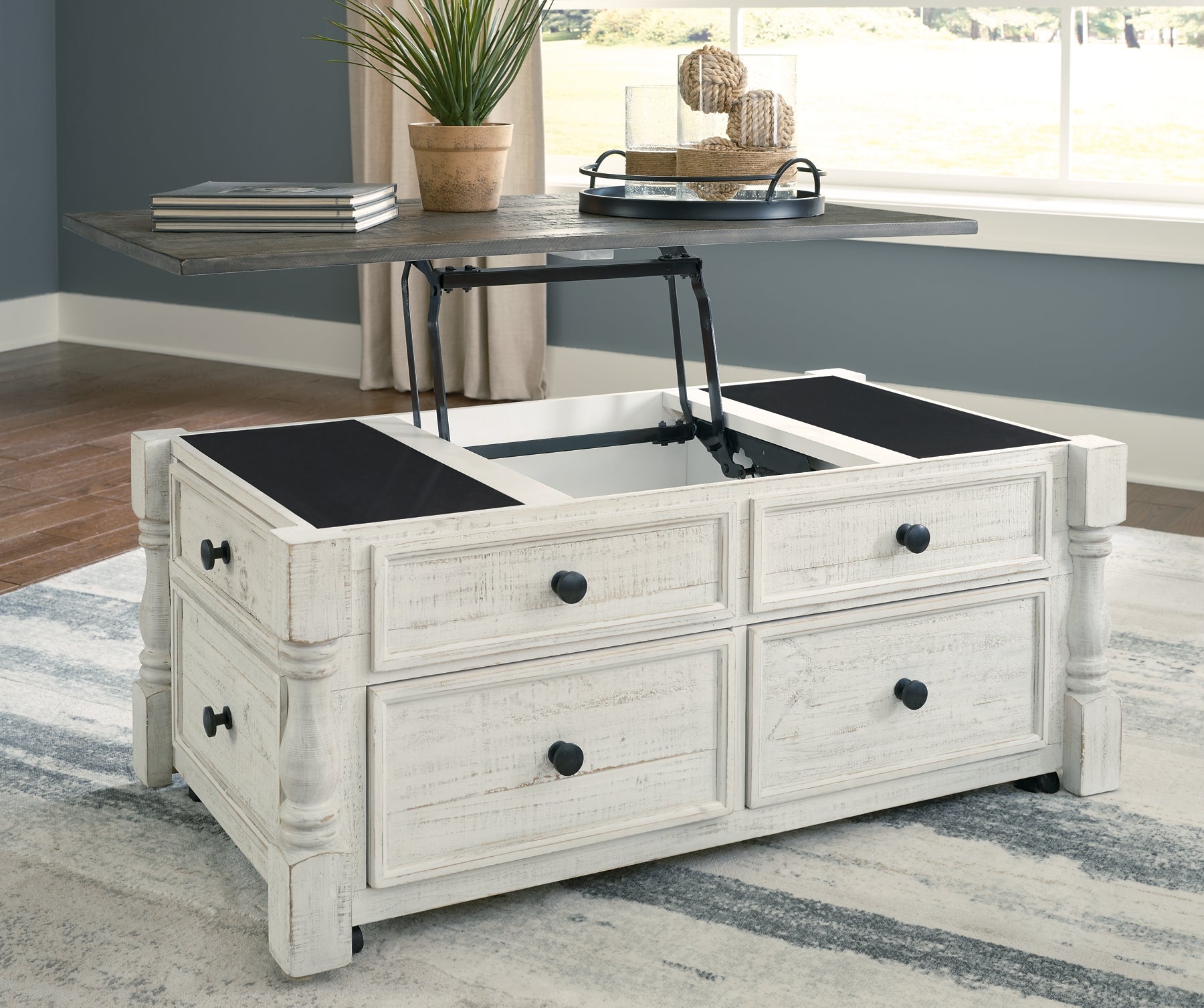 Ashley Express - Havalance Coffee Table with 2 End Tables at Towne & Country Furniture (AL) furniture, home furniture, home decor, sofa, bedding