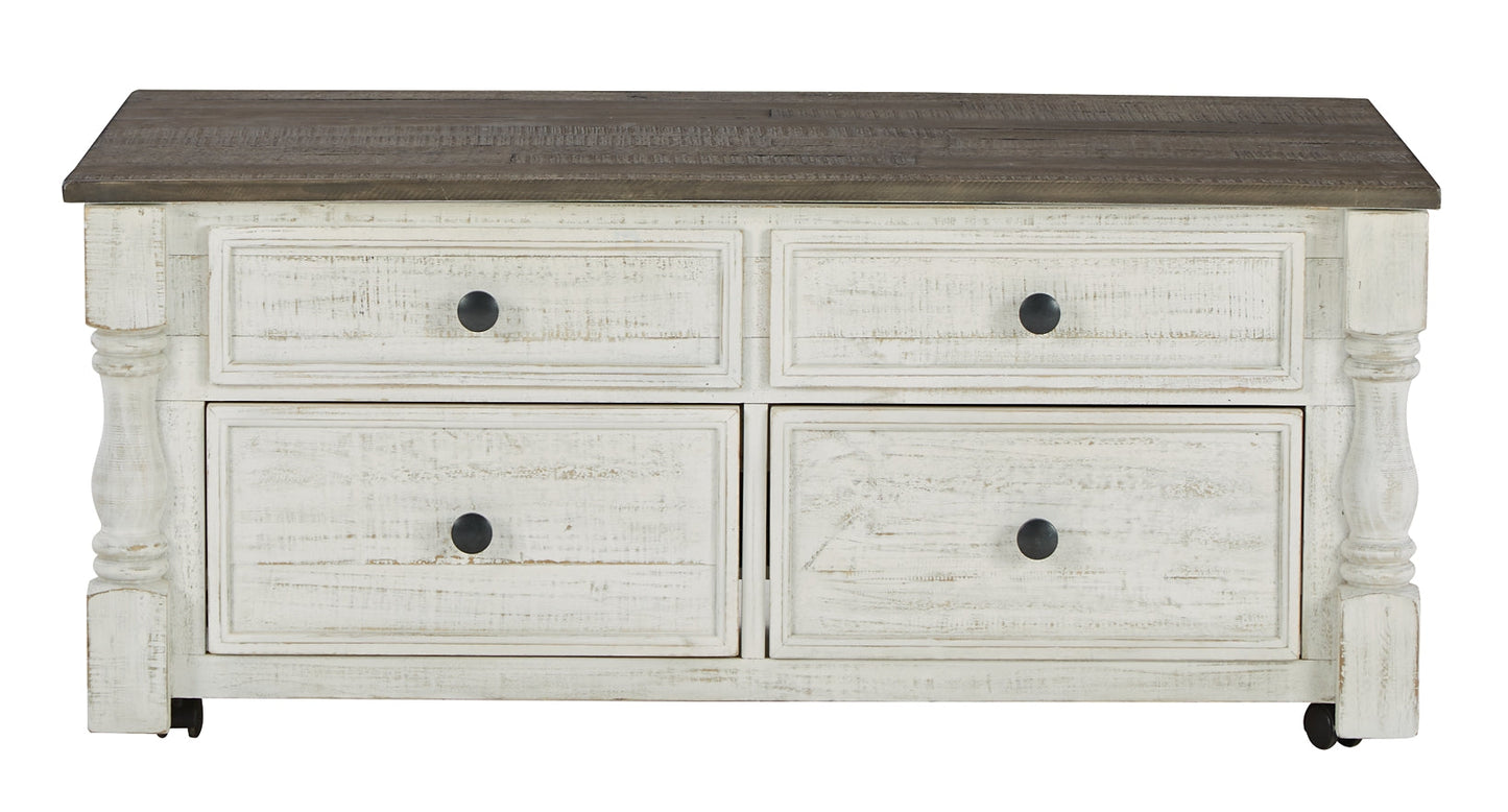 Ashley Express - Havalance Coffee Table with 2 End Tables at Towne & Country Furniture (AL) furniture, home furniture, home decor, sofa, bedding