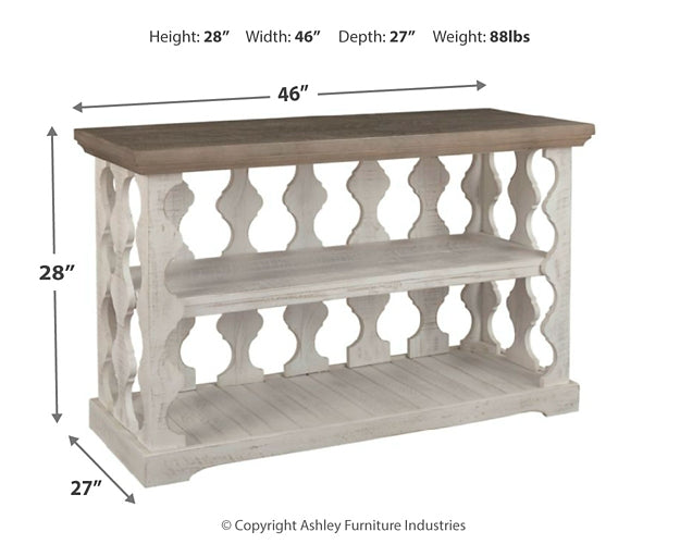 Ashley Express - Havalance Console Sofa Table at Towne & Country Furniture (AL) furniture, home furniture, home decor, sofa, bedding