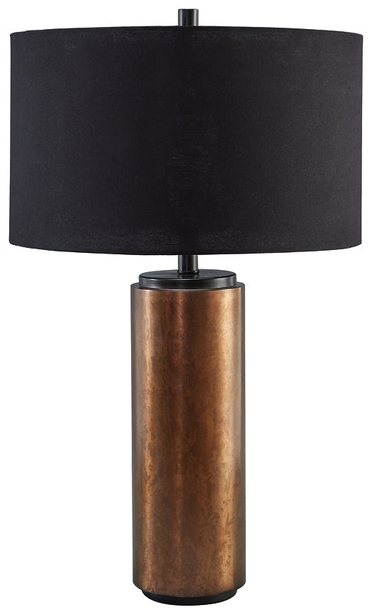 Ashley Express - Hildry Metal Table Lamp (1/CN) at Towne & Country Furniture (AL) furniture, home furniture, home decor, sofa, bedding