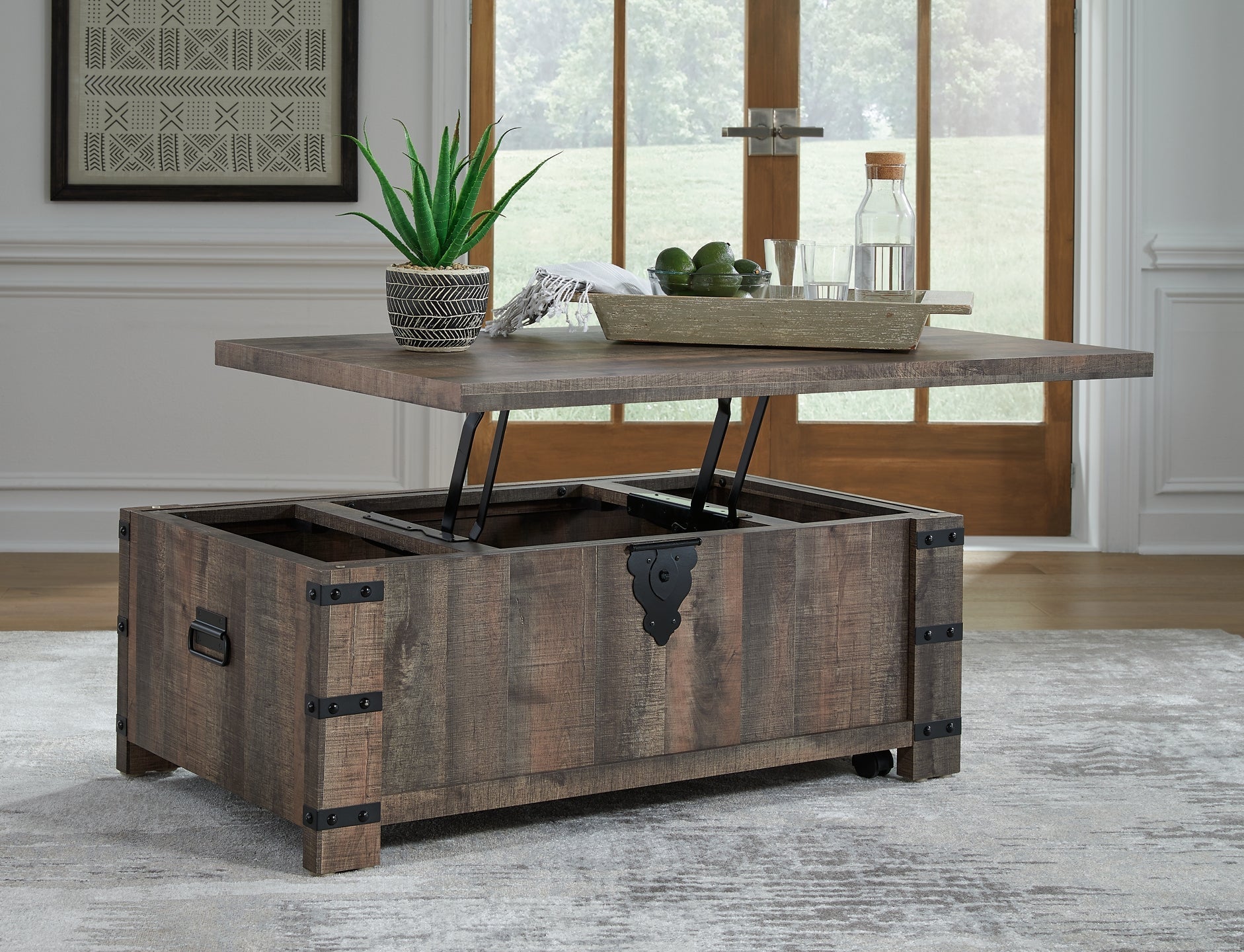 Ashley Express - Hollum Coffee Table with 2 End Tables at Towne & Country Furniture (AL) furniture, home furniture, home decor, sofa, bedding