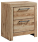 Ashley Express - Hyanna Two Drawer Night Stand at Towne & Country Furniture (AL) furniture, home furniture, home decor, sofa, bedding