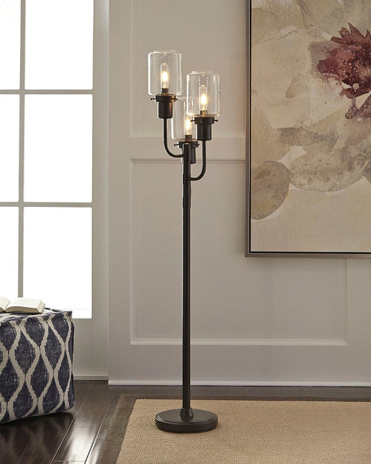 Ashley Express - Jaak Metal Floor Lamp (1/CN) at Towne & Country Furniture (AL) furniture, home furniture, home decor, sofa, bedding