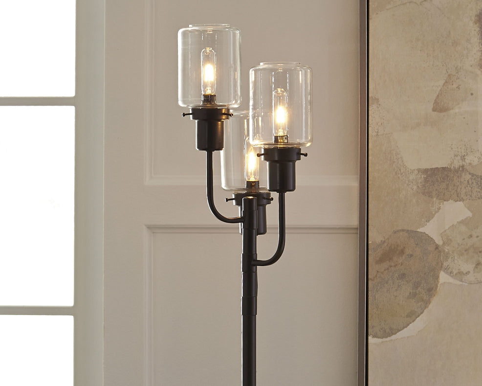 Ashley Express - Jaak Metal Floor Lamp (1/CN) at Towne & Country Furniture (AL) furniture, home furniture, home decor, sofa, bedding