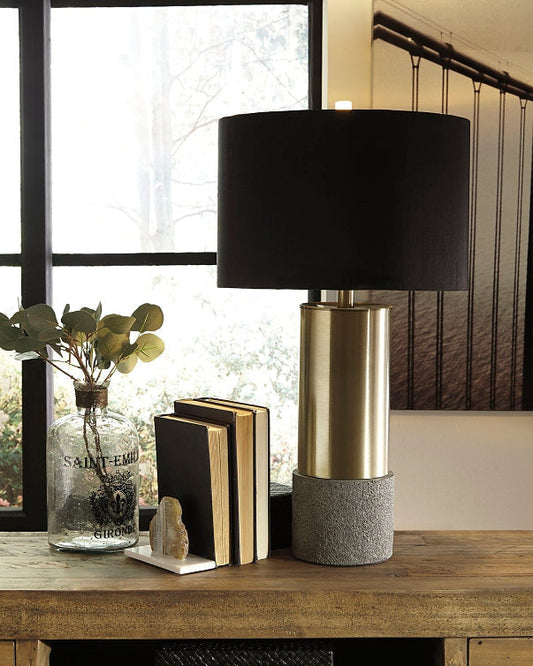 Ashley Express - Jacek Metal Table Lamp (2/CN) at Towne & Country Furniture (AL) furniture, home furniture, home decor, sofa, bedding