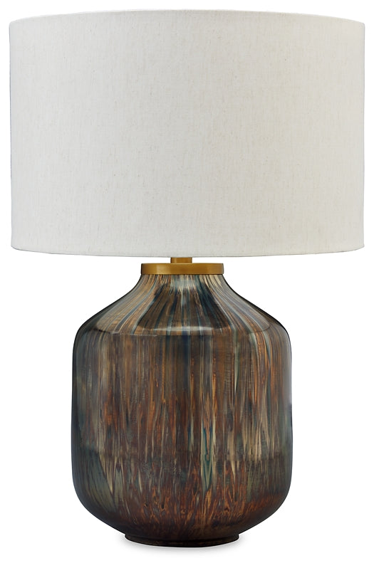 Ashley Express - Jadstow Glass Table Lamp (1/CN) at Towne & Country Furniture (AL) furniture, home furniture, home decor, sofa, bedding
