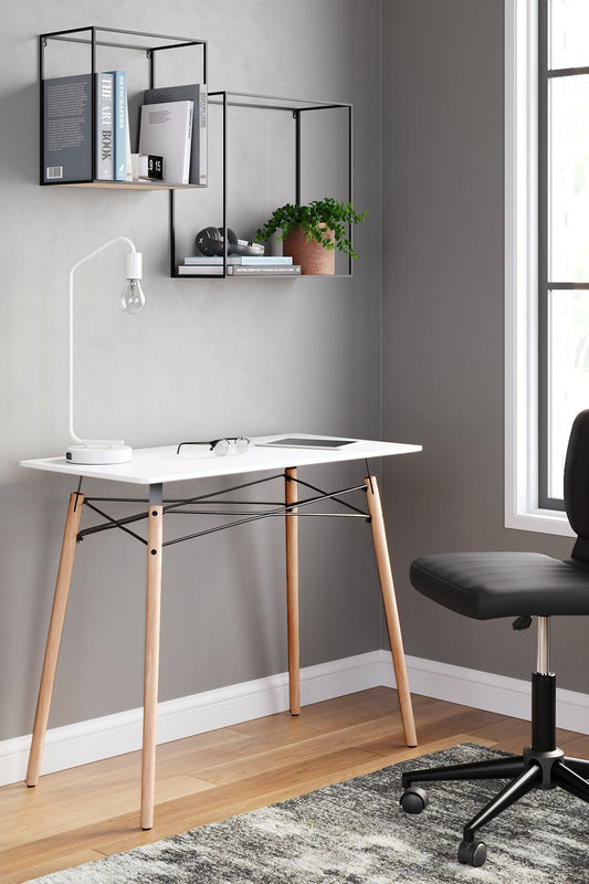 Ashley Express - Jaspeni Home Office Desk at Towne & Country Furniture (AL) furniture, home furniture, home decor, sofa, bedding