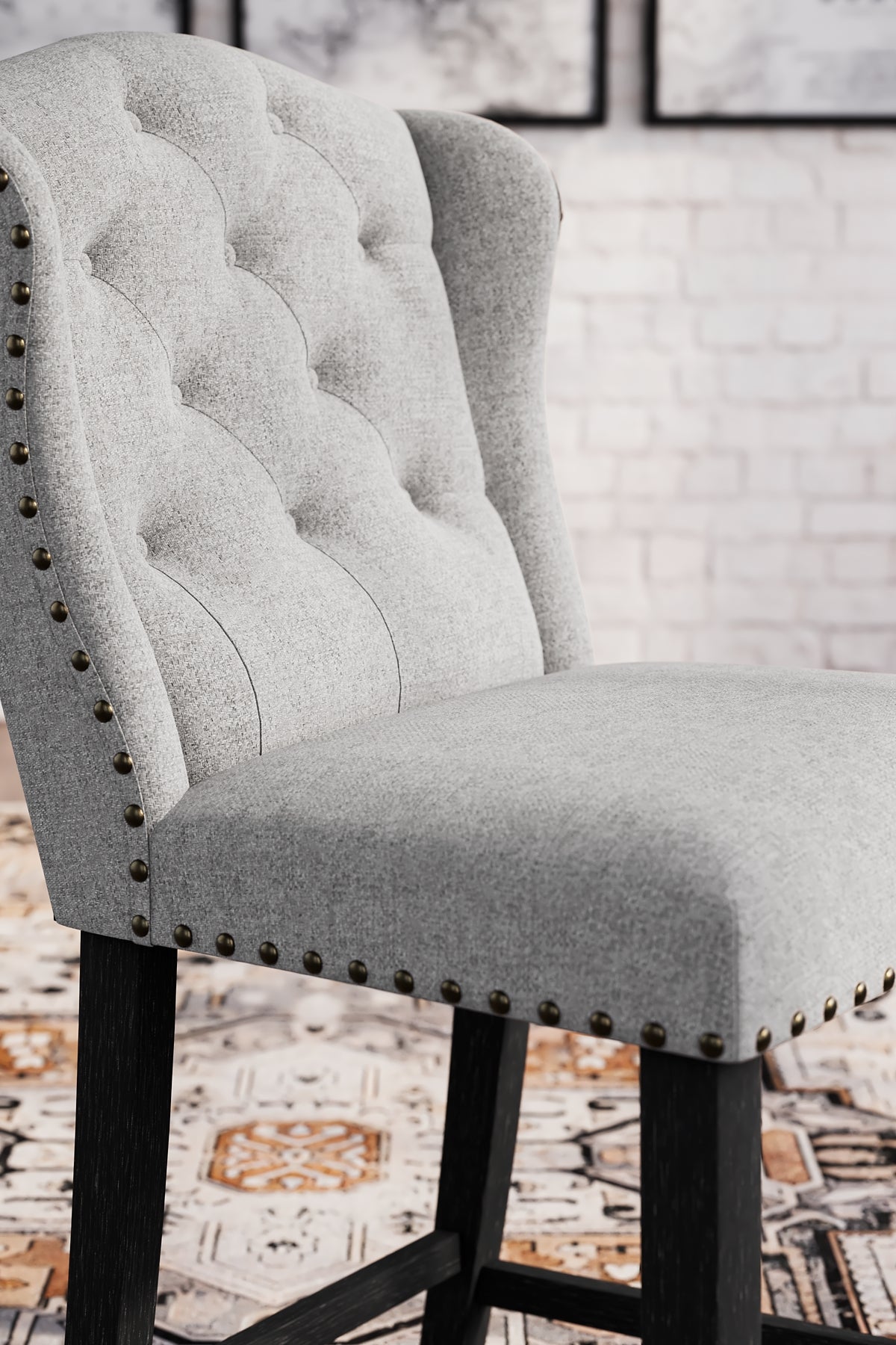Ashley Express - Jeanette Upholstered Barstool (2/CN) at Towne & Country Furniture (AL) furniture, home furniture, home decor, sofa, bedding