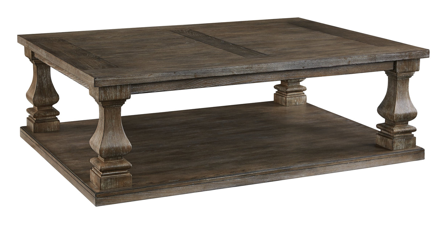 Ashley Express - Johnelle Rectangular Cocktail Table at Towne & Country Furniture (AL) furniture, home furniture, home decor, sofa, bedding