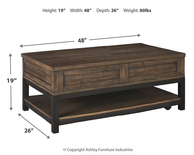 Ashley Express - Johurst LIFT TOP COCKTAIL TABLE at Towne & Country Furniture (AL) furniture, home furniture, home decor, sofa, bedding