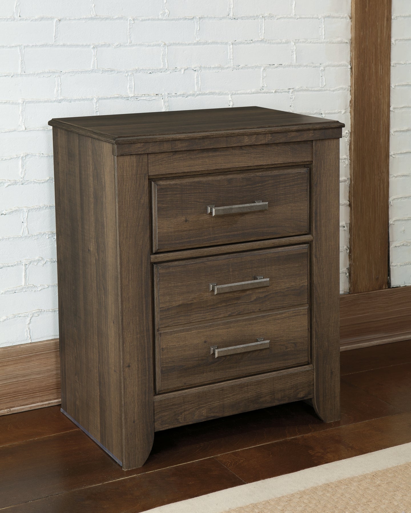 Ashley Express - Juararo Two Drawer Night Stand at Towne & Country Furniture (AL) furniture, home furniture, home decor, sofa, bedding