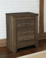 Ashley Express - Juararo Two Drawer Night Stand at Towne & Country Furniture (AL) furniture, home furniture, home decor, sofa, bedding