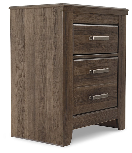 Ashley Express - Juararo Two Drawer Night Stand at Towne & Country Furniture (AL) furniture, home furniture, home decor, sofa, bedding