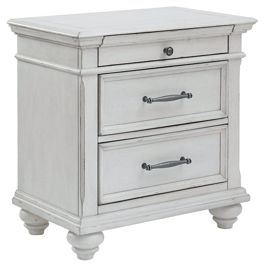 Ashley Express - Kanwyn Three Drawer Night Stand at Towne & Country Furniture (AL) furniture, home furniture, home decor, sofa, bedding