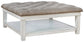 Ashley Express - Kanwyn UPH Ottoman Cocktail Table at Towne & Country Furniture (AL) furniture, home furniture, home decor, sofa, bedding