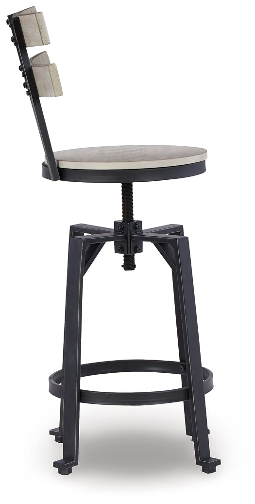 Ashley Express - Karisslyn Counter Height Bar Stool (Set of 2) at Towne & Country Furniture (AL) furniture, home furniture, home decor, sofa, bedding