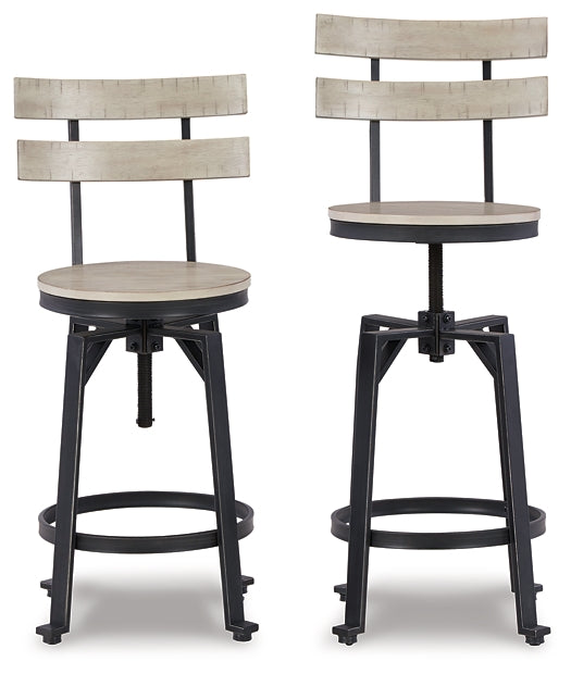 Ashley Express - Karisslyn Counter Height Bar Stool (Set of 2) at Towne & Country Furniture (AL) furniture, home furniture, home decor, sofa, bedding