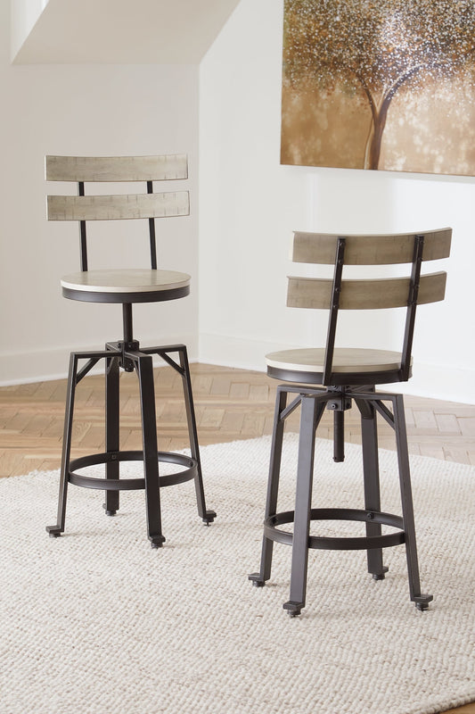 Ashley Express - Karisslyn Swivel Barstool (2/CN) at Towne & Country Furniture (AL) furniture, home furniture, home decor, sofa, bedding