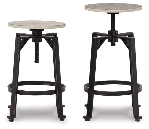 Ashley Express - Karisslyn Swivel Stool (2/CN) at Towne & Country Furniture (AL) furniture, home furniture, home decor, sofa, bedding