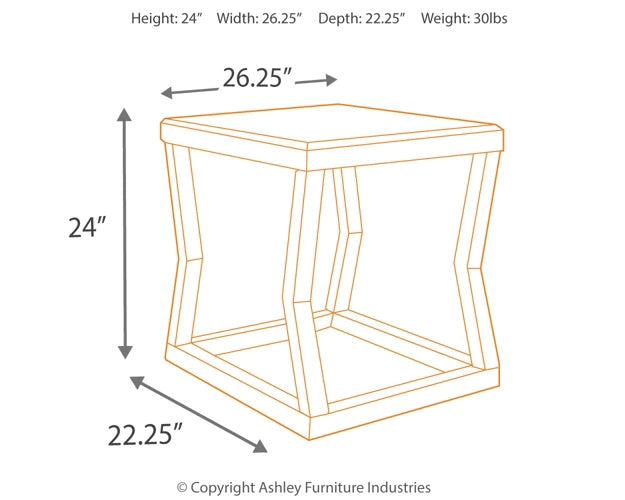Ashley Express - Kelton Rectangular End Table at Towne & Country Furniture (AL) furniture, home furniture, home decor, sofa, bedding