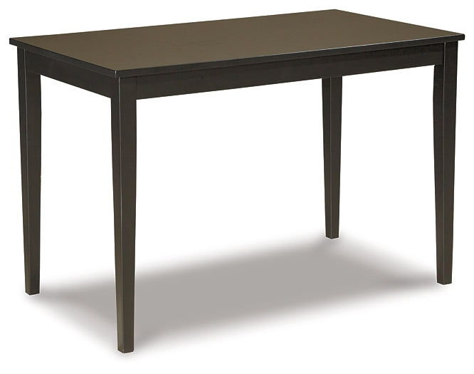 Ashley Express - Kimonte Dining Table and 4 Chairs at Towne & Country Furniture (AL) furniture, home furniture, home decor, sofa, bedding
