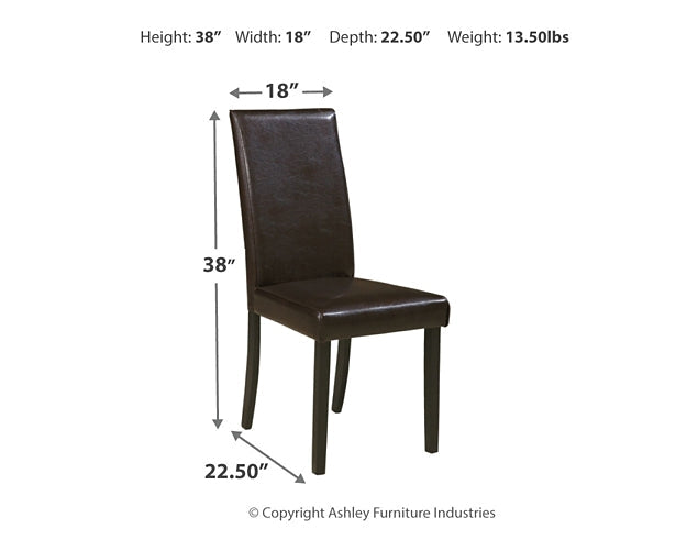 Ashley Express - Kimonte Dining Table and 4 Chairs at Towne & Country Furniture (AL) furniture, home furniture, home decor, sofa, bedding