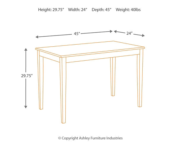 Ashley Express - Kimonte Rectangular Dining Room Table at Towne & Country Furniture (AL) furniture, home furniture, home decor, sofa, bedding