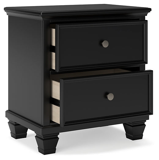 Ashley Express - Lanolee Two Drawer Night Stand at Towne & Country Furniture (AL) furniture, home furniture, home decor, sofa, bedding