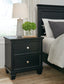 Ashley Express - Lanolee Two Drawer Night Stand at Towne & Country Furniture (AL) furniture, home furniture, home decor, sofa, bedding