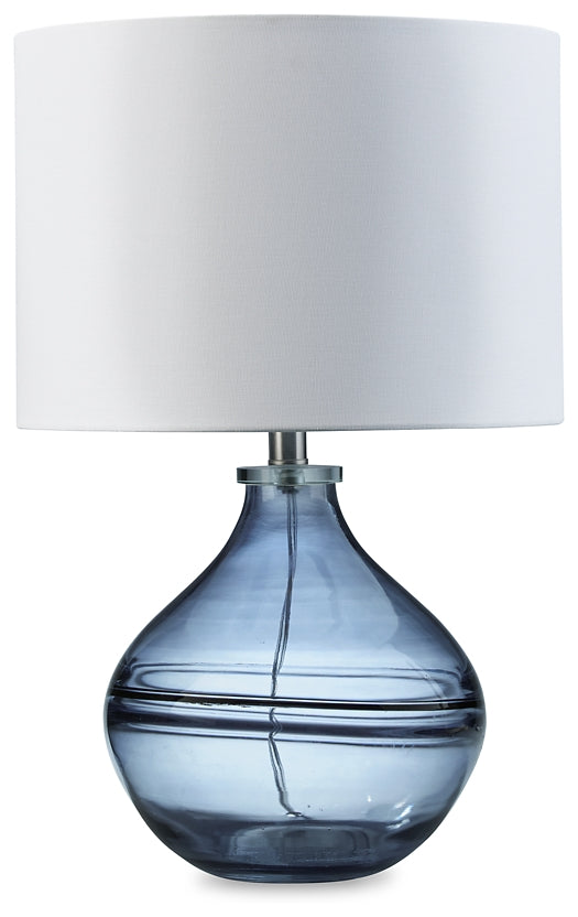 Ashley Express - Lemmitt Glass Table Lamp (1/CN) at Towne & Country Furniture (AL) furniture, home furniture, home decor, sofa, bedding