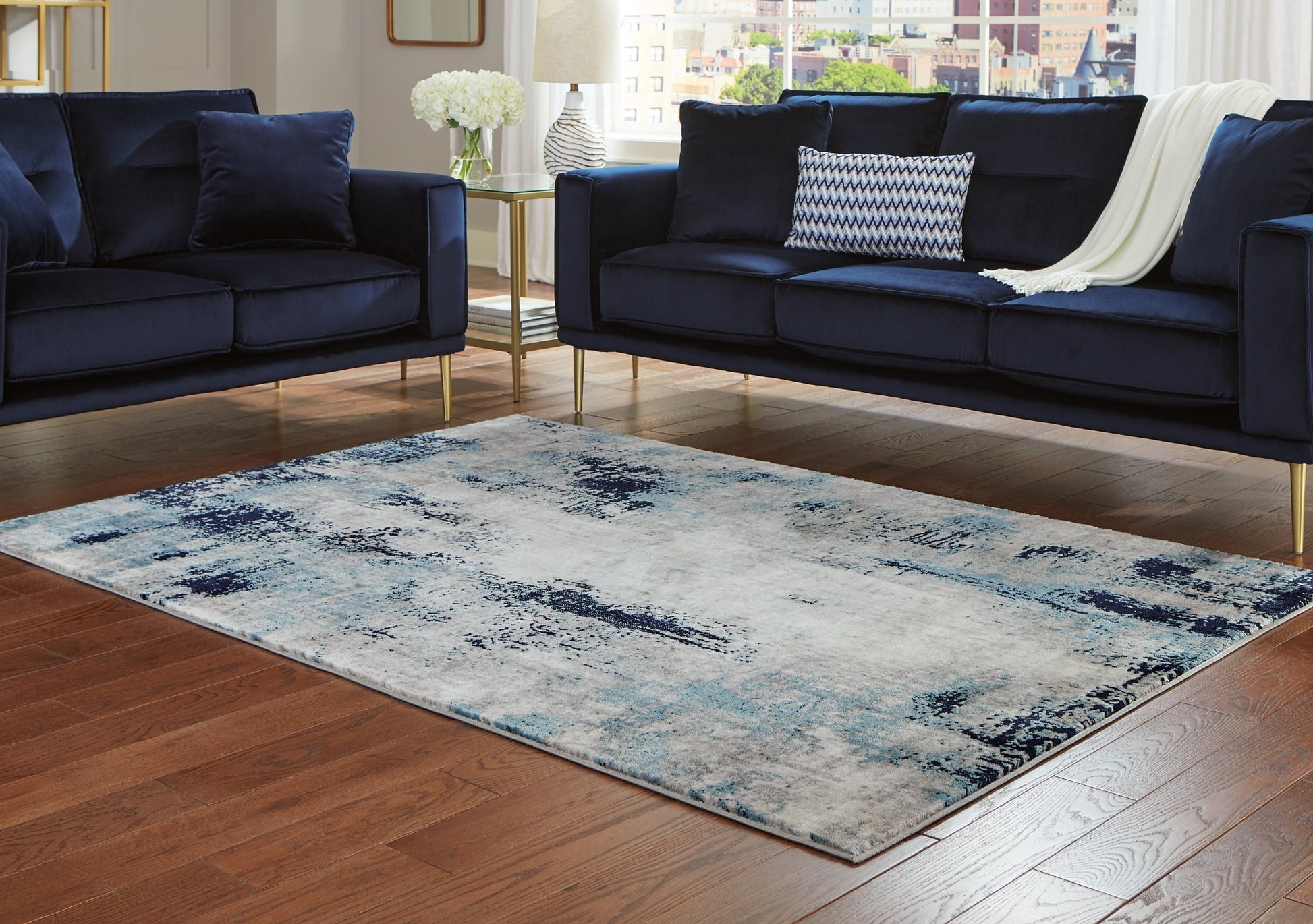 Ashley Express - Leonelle Large Rug at Towne & Country Furniture (AL) furniture, home furniture, home decor, sofa, bedding