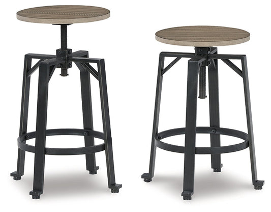 Ashley Express - Lesterton Counter Height Stool (Set of 2) at Towne & Country Furniture (AL) furniture, home furniture, home decor, sofa, bedding
