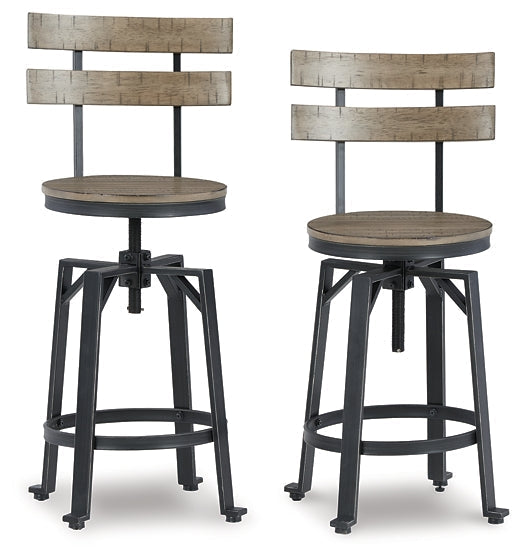 Ashley Express - Lesterton Swivel Barstool (2/CN) at Towne & Country Furniture (AL) furniture, home furniture, home decor, sofa, bedding