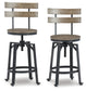 Ashley Express - Lesterton Swivel Barstool (2/CN) at Towne & Country Furniture (AL) furniture, home furniture, home decor, sofa, bedding