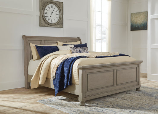 Ashley Express - Lettner  Sleigh Bed at Towne & Country Furniture (AL) furniture, home furniture, home decor, sofa, bedding