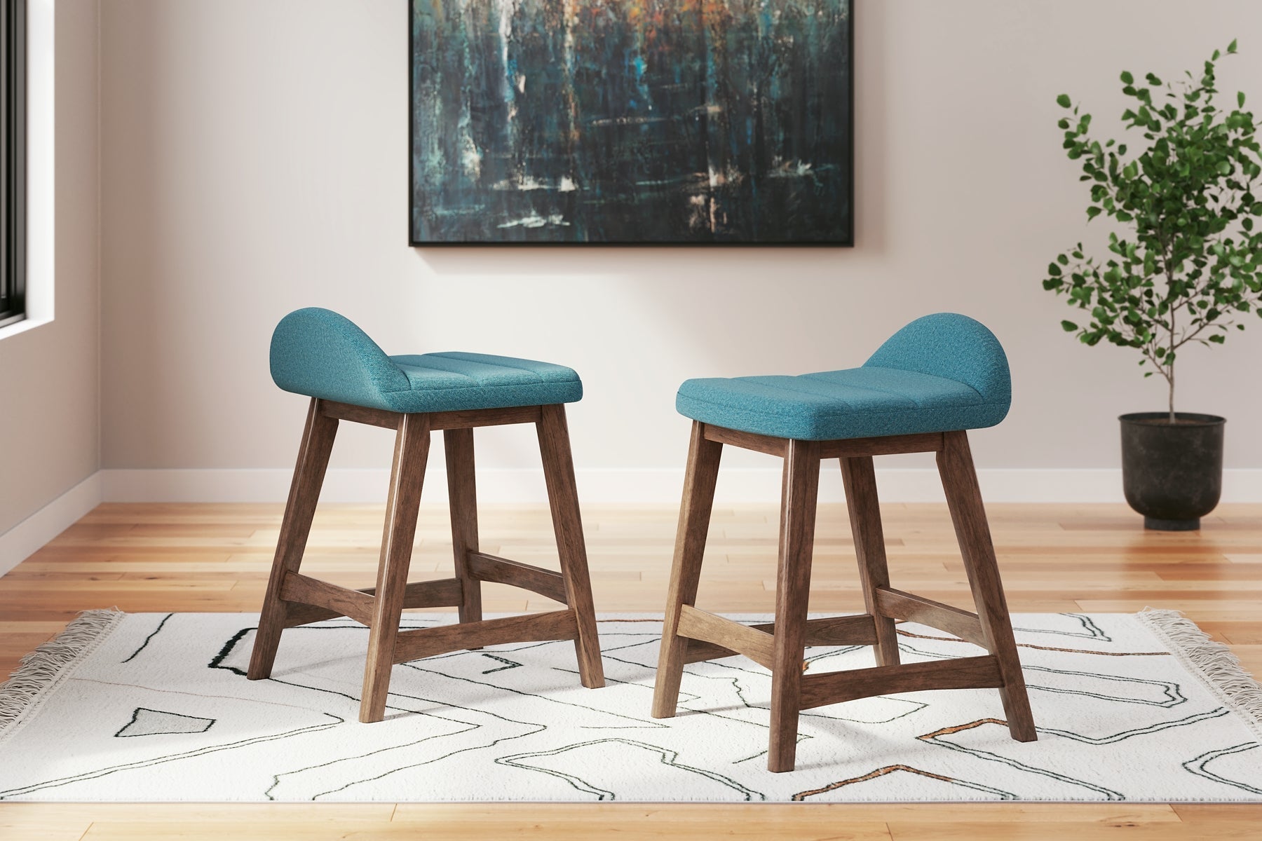 Ashley Express - Lyncott Counter Height Dining Table and 4 Barstools at Towne & Country Furniture (AL) furniture, home furniture, home decor, sofa, bedding