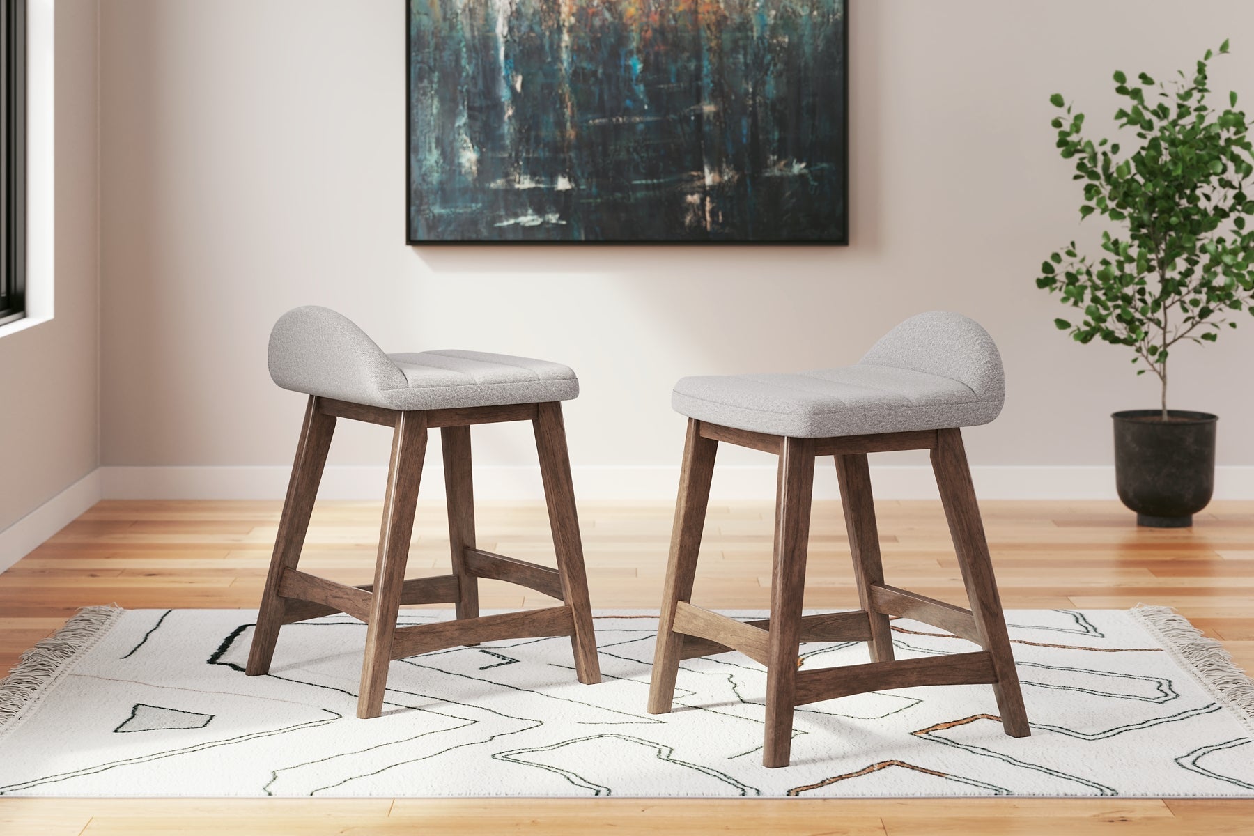 Ashley Express - Lyncott Counter Height Dining Table and 4 Barstools at Towne & Country Furniture (AL) furniture, home furniture, home decor, sofa, bedding