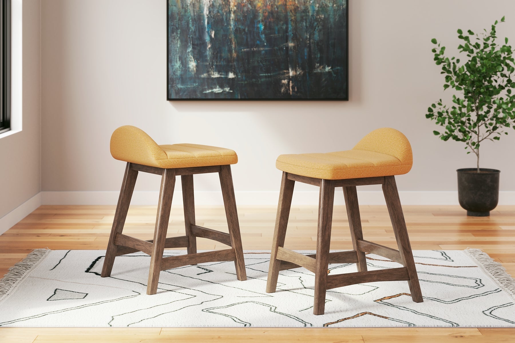 Ashley Express - Lyncott Counter Height Dining Table and 4 Barstools at Towne & Country Furniture (AL) furniture, home furniture, home decor, sofa, bedding