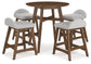 Ashley Express - Lyncott Counter Height Dining Table and 4 Barstools at Towne & Country Furniture (AL) furniture, home furniture, home decor, sofa, bedding