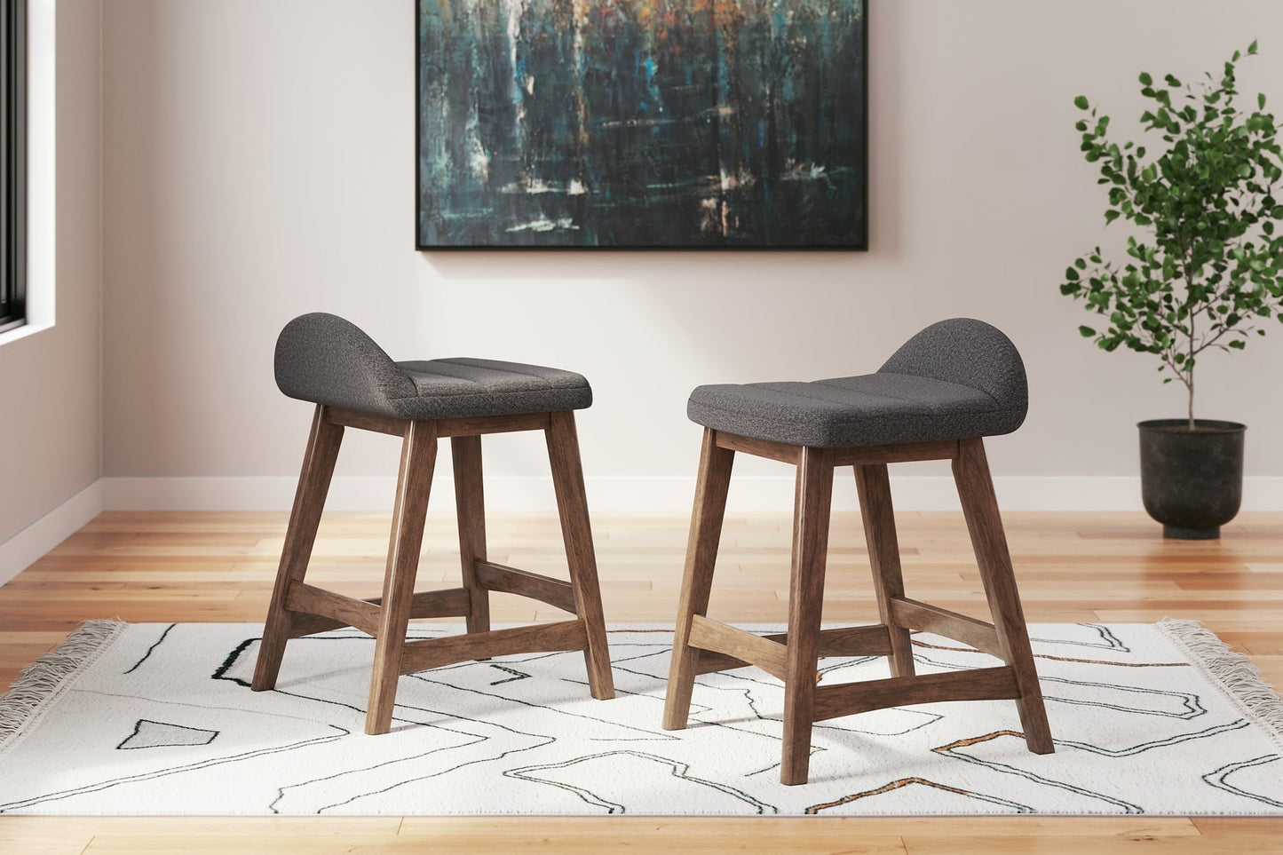 Ashley Express - Lyncott Counter Height Dining Table and 4 Barstools at Towne & Country Furniture (AL) furniture, home furniture, home decor, sofa, bedding