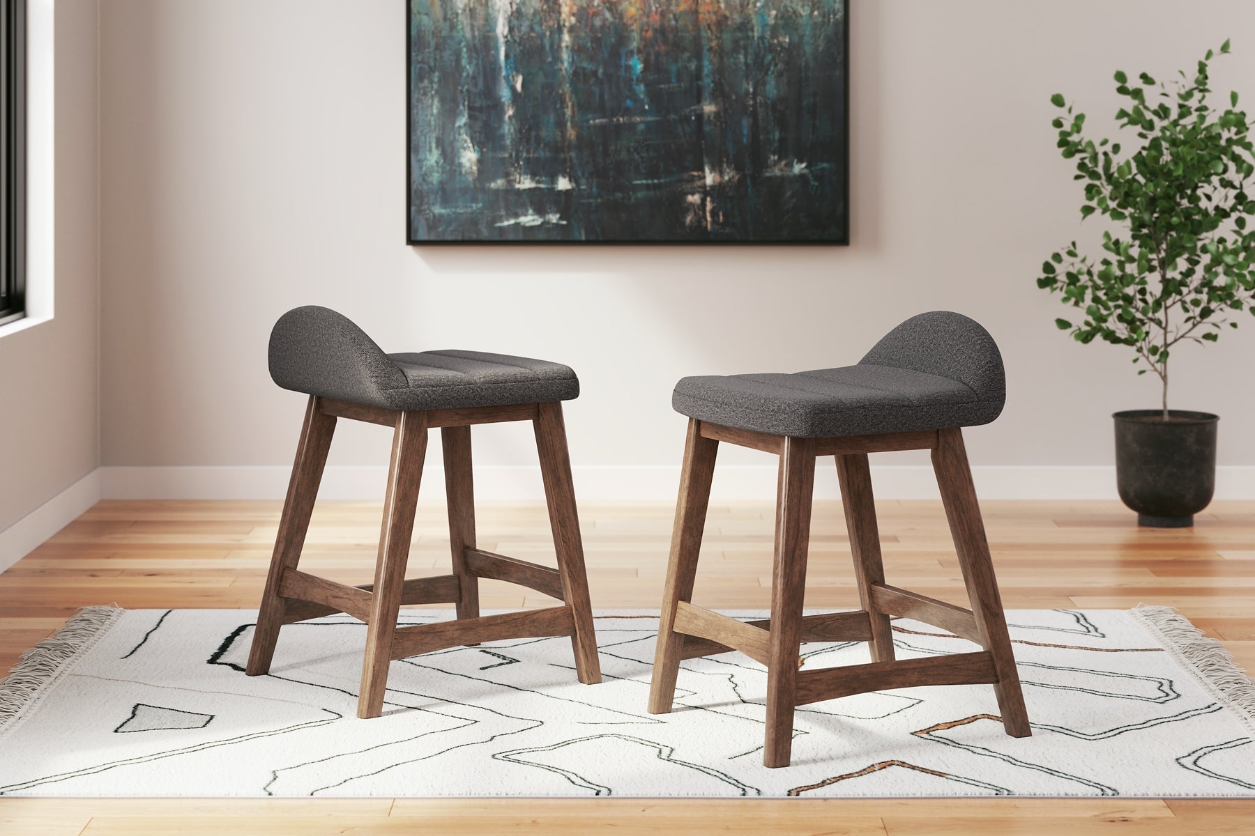 Ashley Express - Lyncott Counter Height Dining Table and 4 Barstools at Towne & Country Furniture (AL) furniture, home furniture, home decor, sofa, bedding