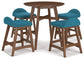 Ashley Express - Lyncott Counter Height Dining Table and 4 Barstools at Towne & Country Furniture (AL) furniture, home furniture, home decor, sofa, bedding