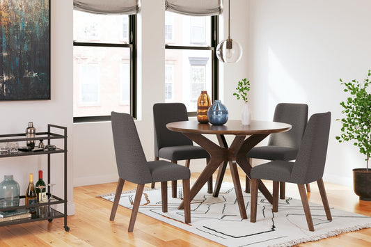 Ashley Express - Lyncott Dining Table and 4 Chairs at Towne & Country Furniture (AL) furniture, home furniture, home decor, sofa, bedding