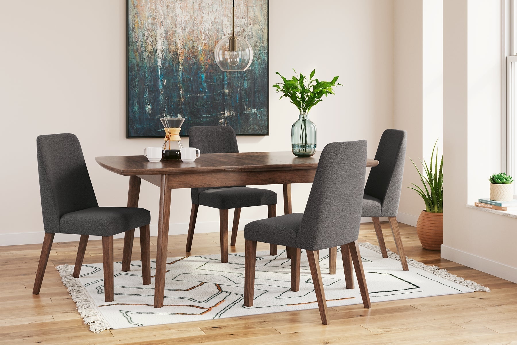 Ashley Express - Lyncott Dining Table and 4 Chairs at Towne & Country Furniture (AL) furniture, home furniture, home decor, sofa, bedding