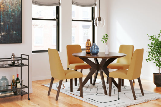 Ashley Express - Lyncott Dining Table and 4 Chairs at Towne & Country Furniture (AL) furniture, home furniture, home decor, sofa, bedding