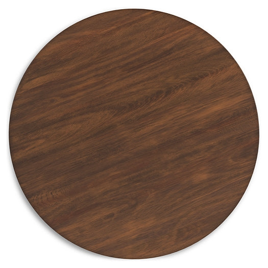 Ashley Express - Lyncott Round DRM Counter Table at Towne & Country Furniture (AL) furniture, home furniture, home decor, sofa, bedding
