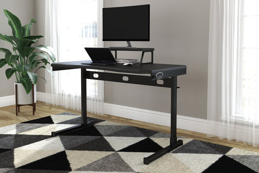 Ashley Express - Lynxtyn Home Office Desk at Towne & Country Furniture (AL) furniture, home furniture, home decor, sofa, bedding